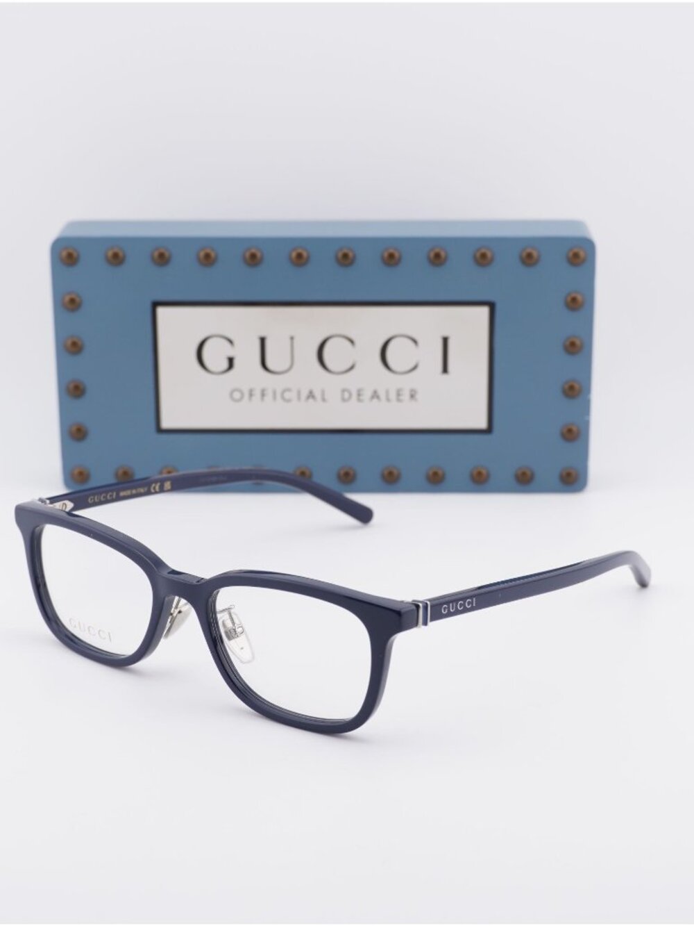 Gucci GG2002OJ 003 Rectangle Eyeglasses - Blue 53mm